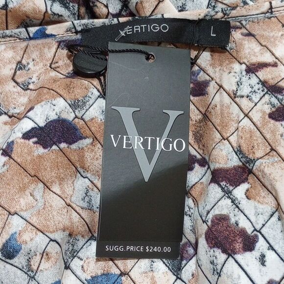 NEW!  Vertigo Paris Deep V Neck Butterfly Sleeve Mini Dress Tunic Dress - Size L - Picture 8 of 9